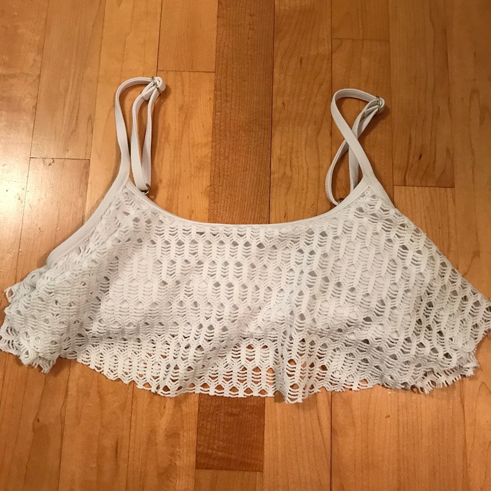 Roxy White Bikini Top